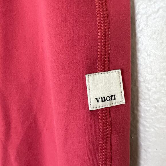 Vuori Daily Form Leggings Women's Sz XS Pinot Pink Drawstring Pants Compression - Picture 9 of 10